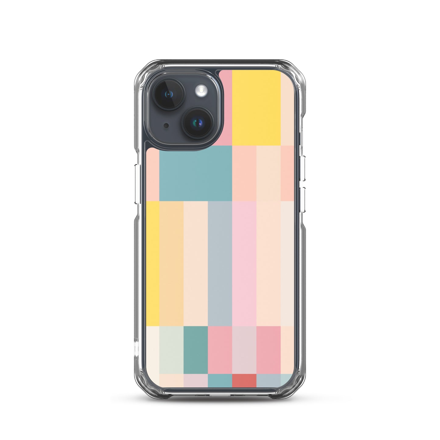 Abstract Pastel Stripes Clear Case for iPhone®