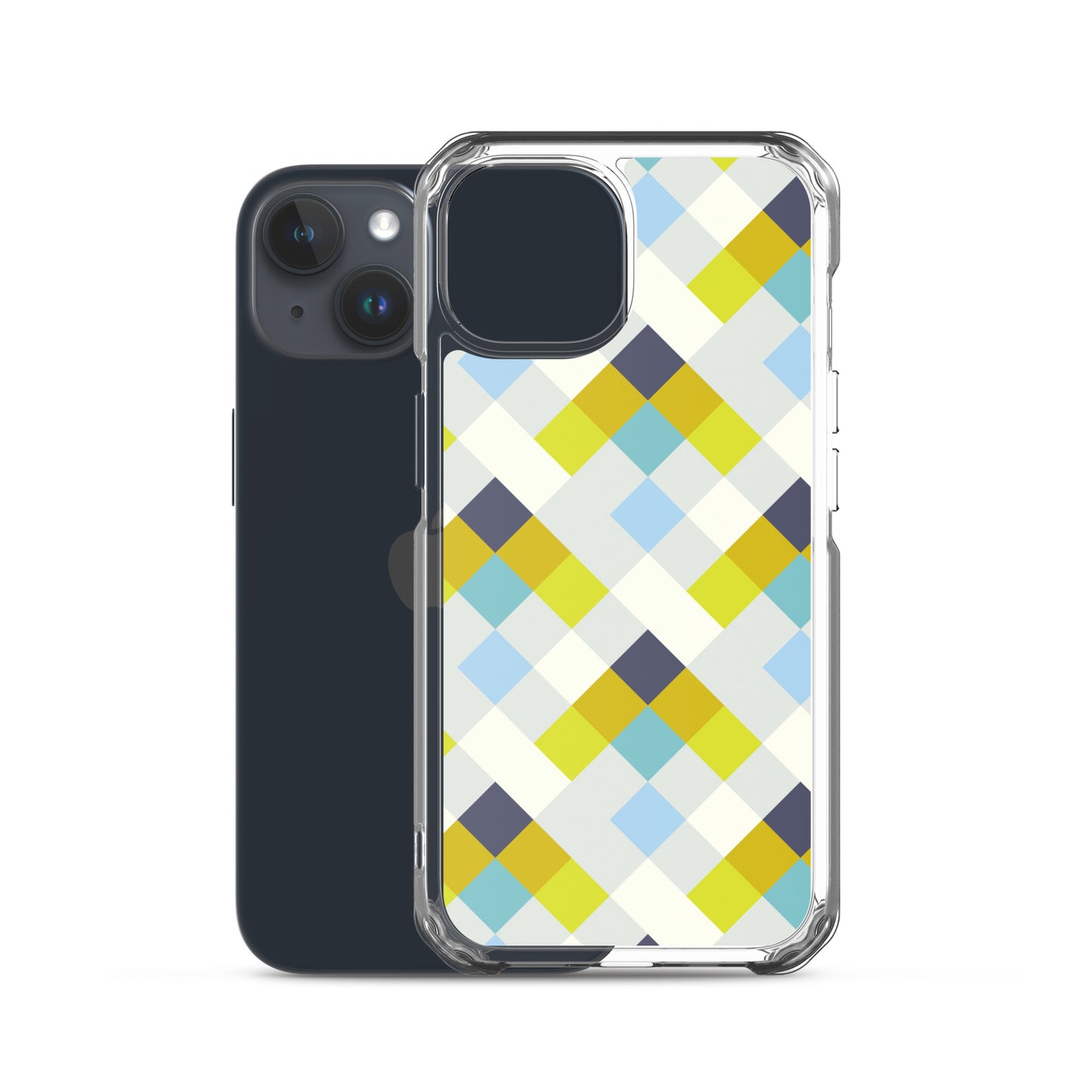Colorful Geometric Pattern Clear Case for iPhone®