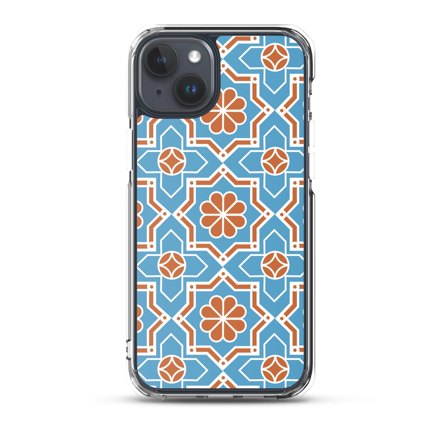 Complex Arabesque Pattern Clear Case for iPhone®