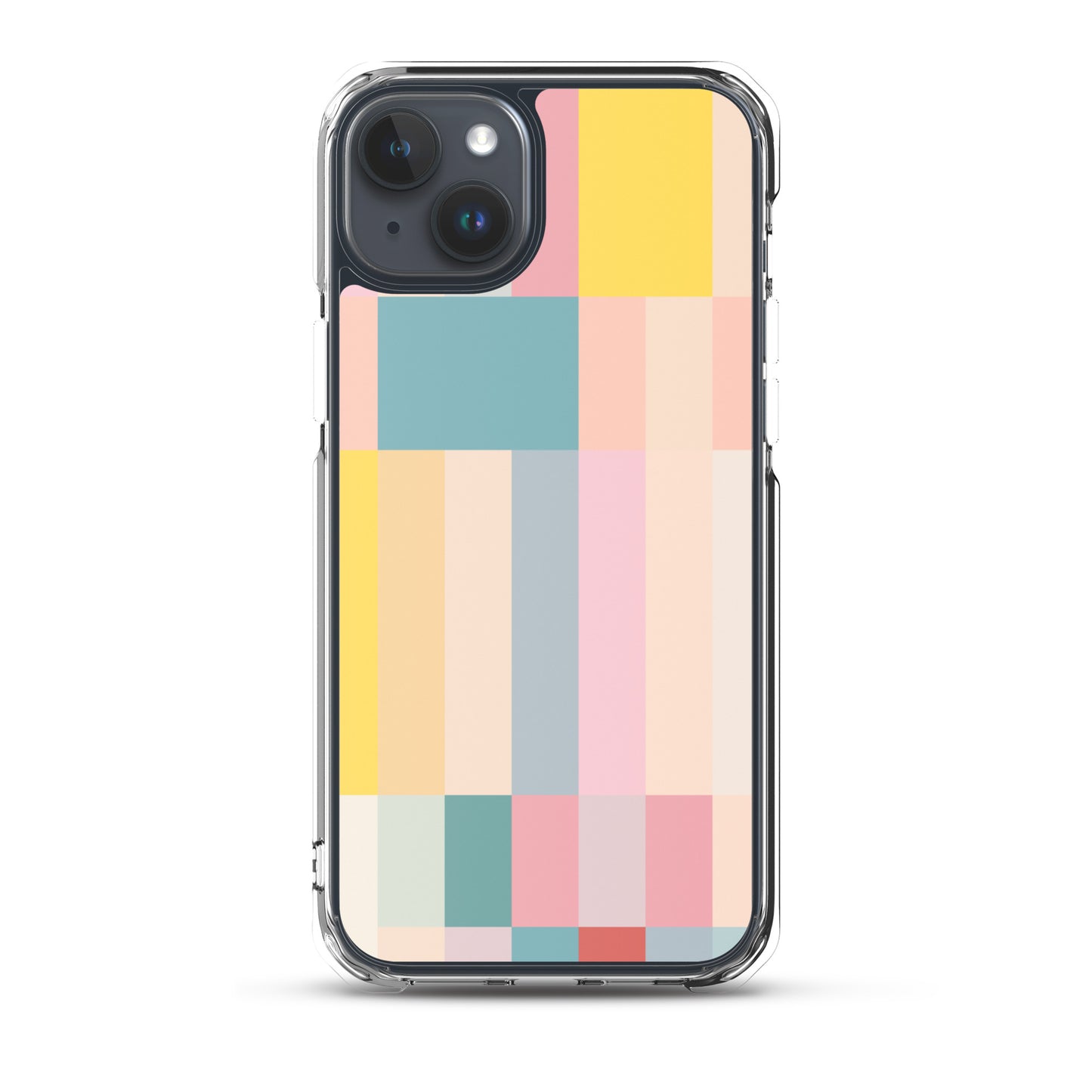 Abstract Pastel Stripes Clear Case for iPhone®