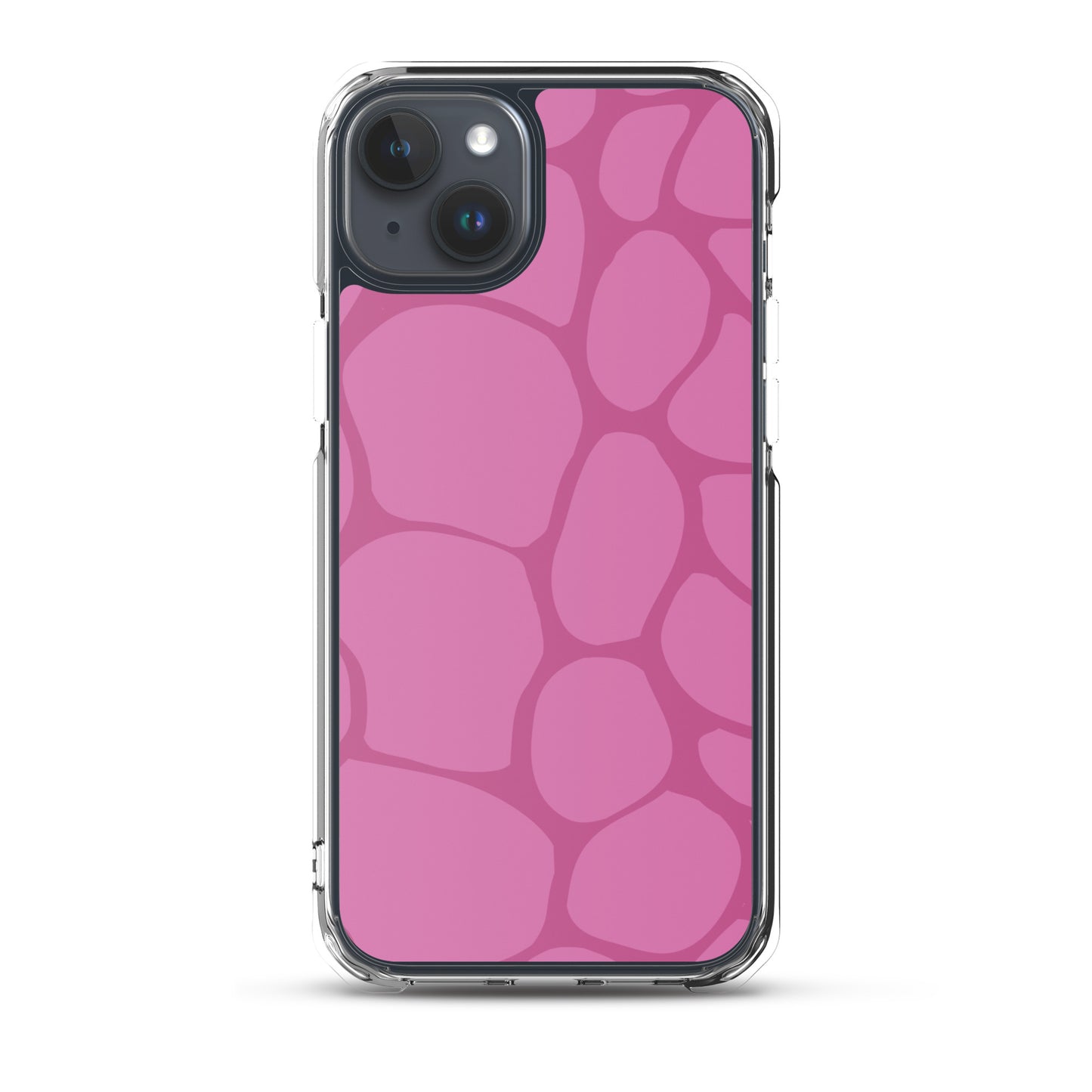 Abstract Pink Pattern Clear Case for iPhone®