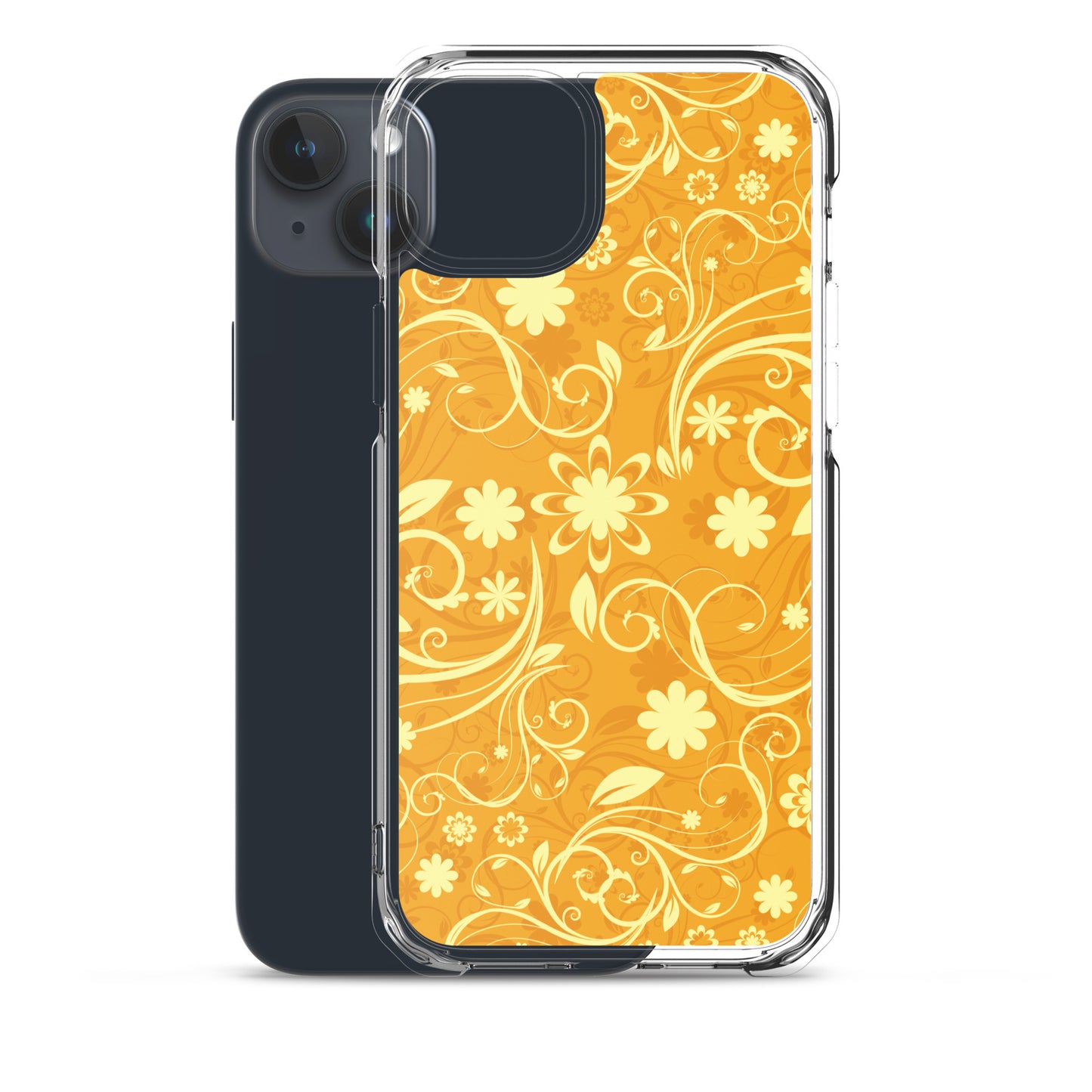 Elegant Decorative Ornamental Floral Pattern Clear Case for iPhone®