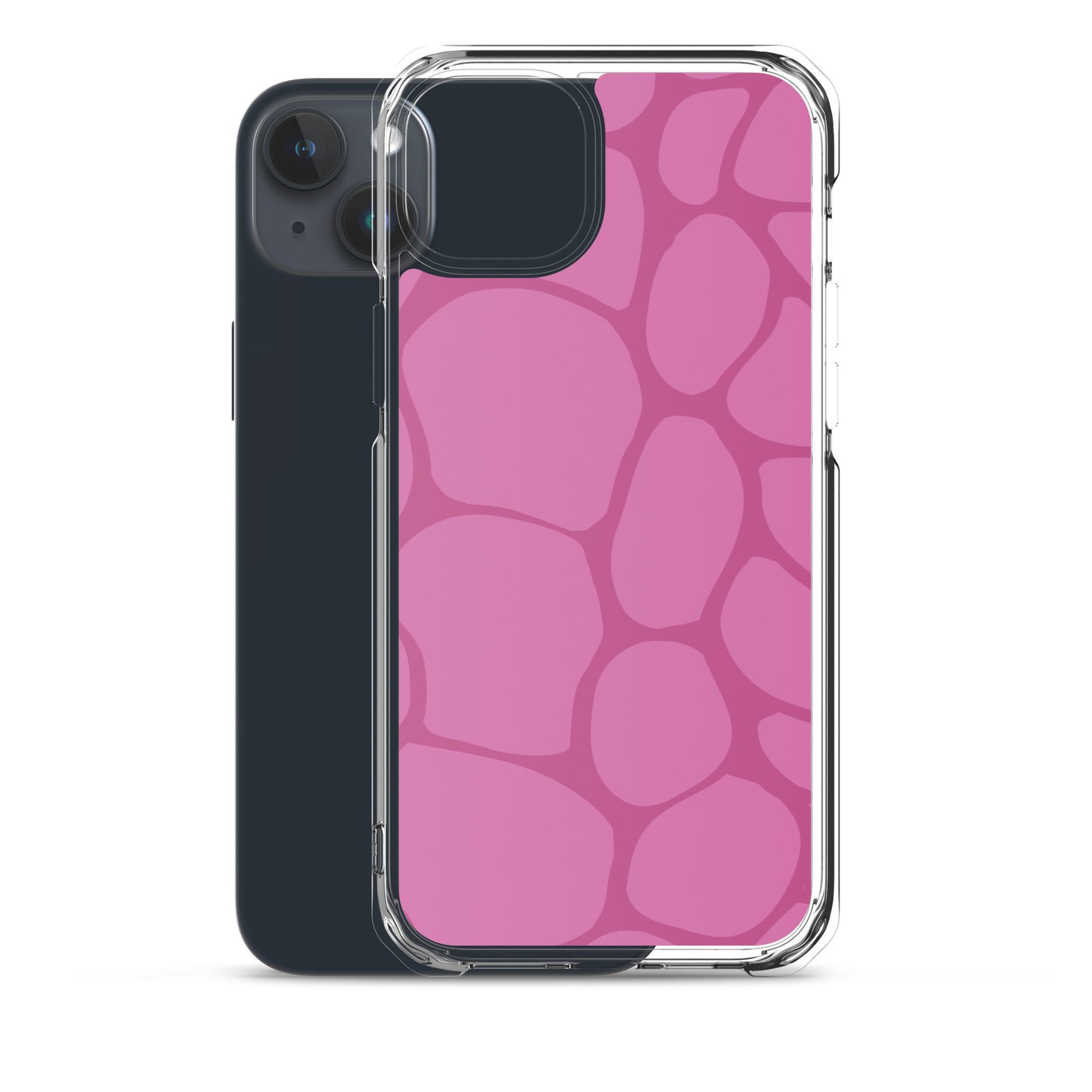 Abstract Pink Pattern Clear Case for iPhone®