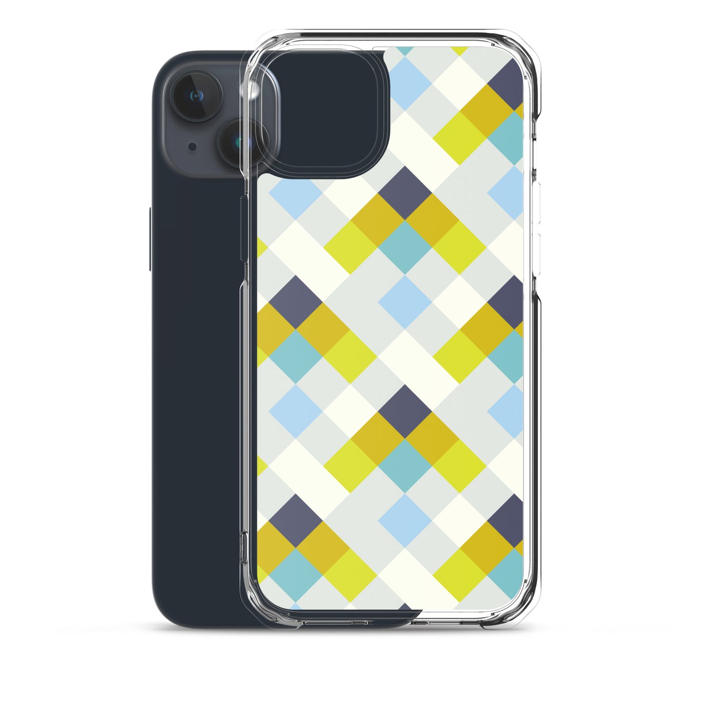 Colorful Geometric Pattern Clear Case for iPhone®