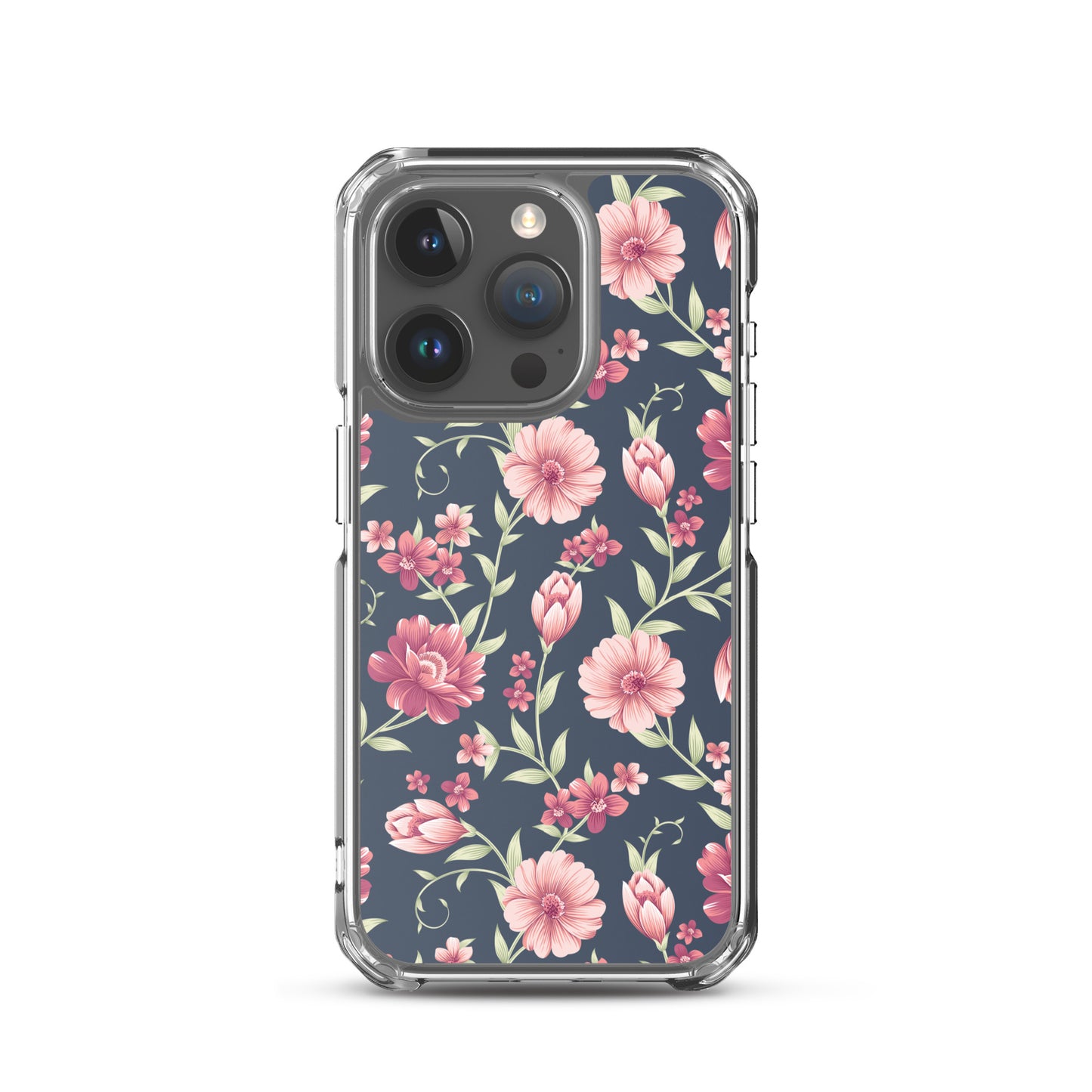 Seamless Vintage Flower Pattern Clear Case for iPhone®