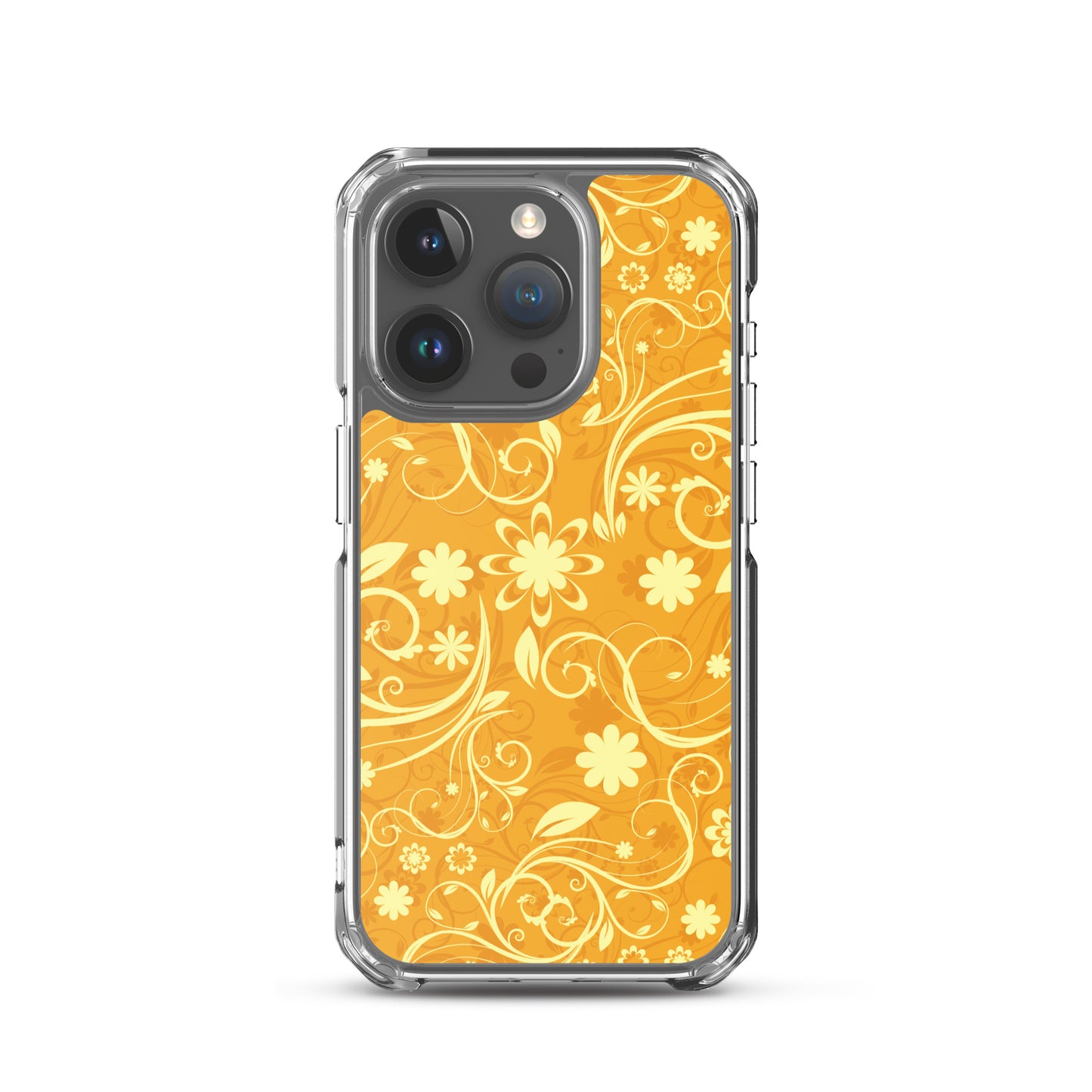 Elegant Decorative Ornamental Floral Pattern Clear Case for iPhone®
