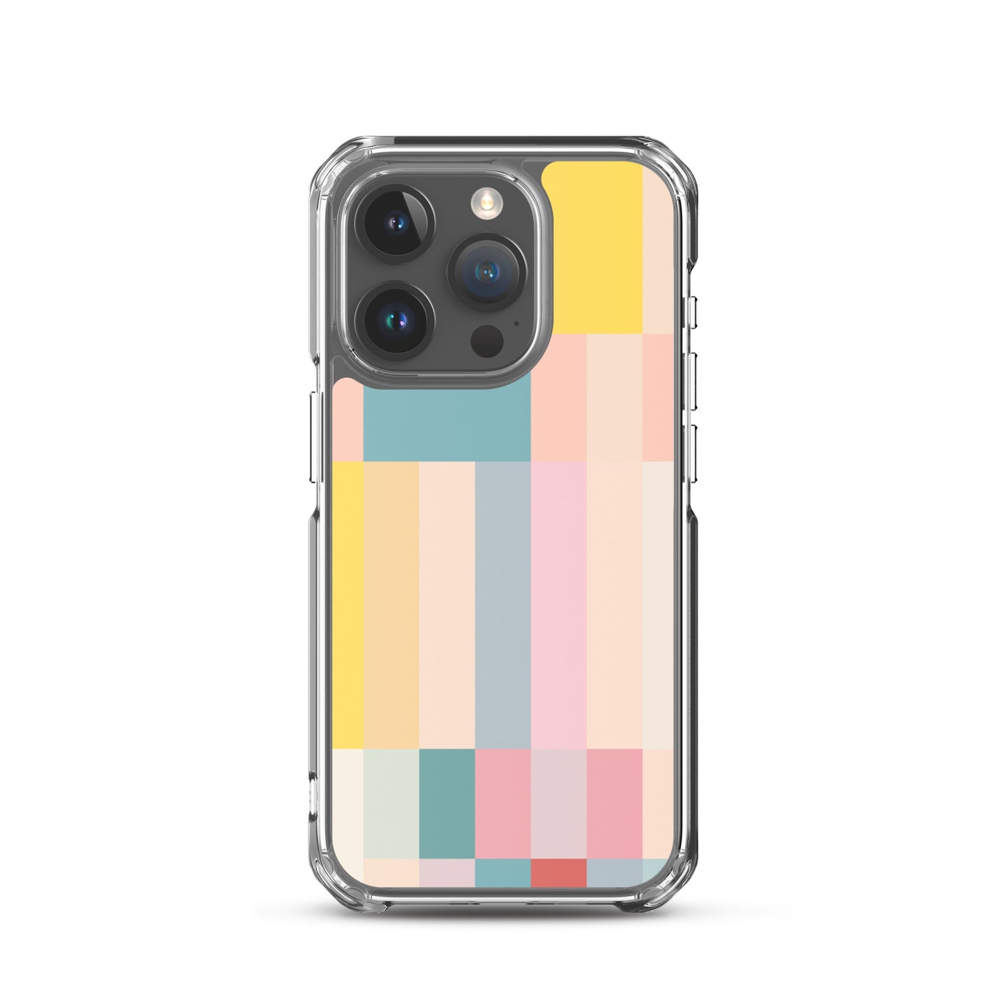 Abstract Pastel Stripes Clear Case for iPhone®