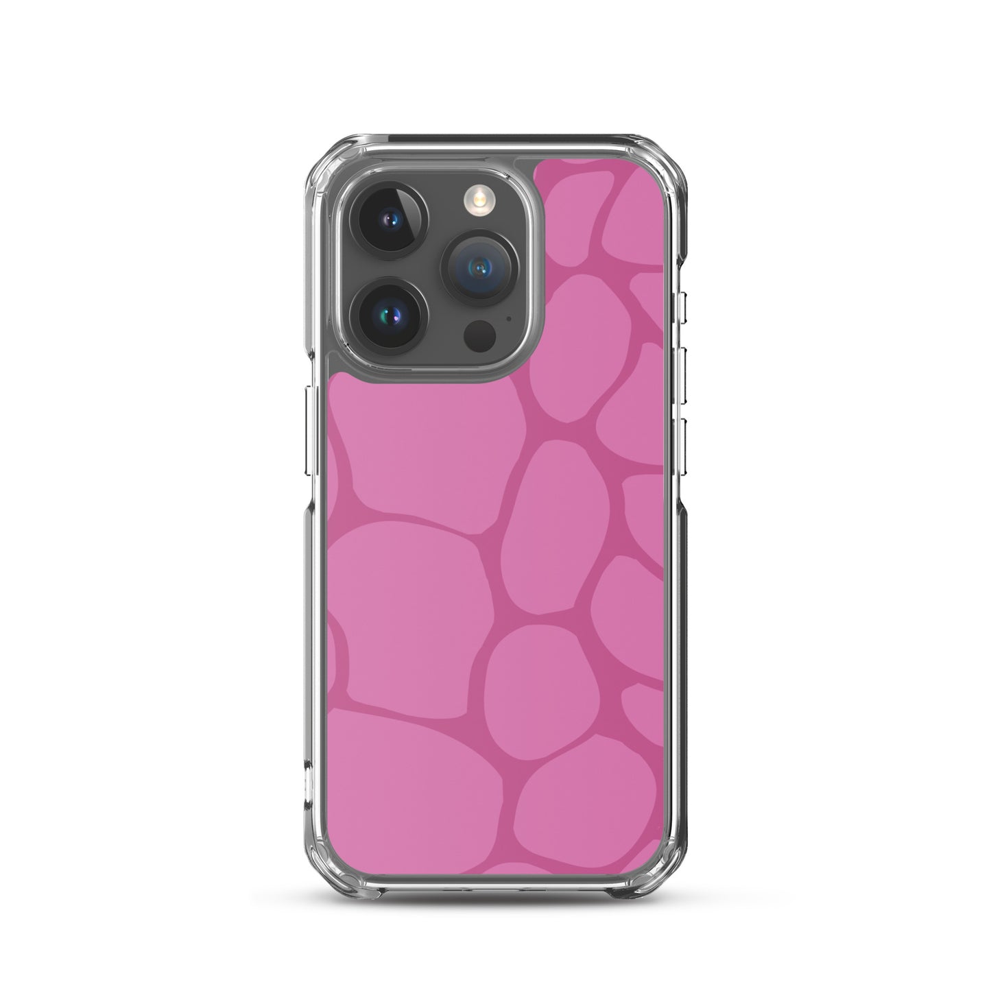 Abstract Pink Pattern Clear Case for iPhone®