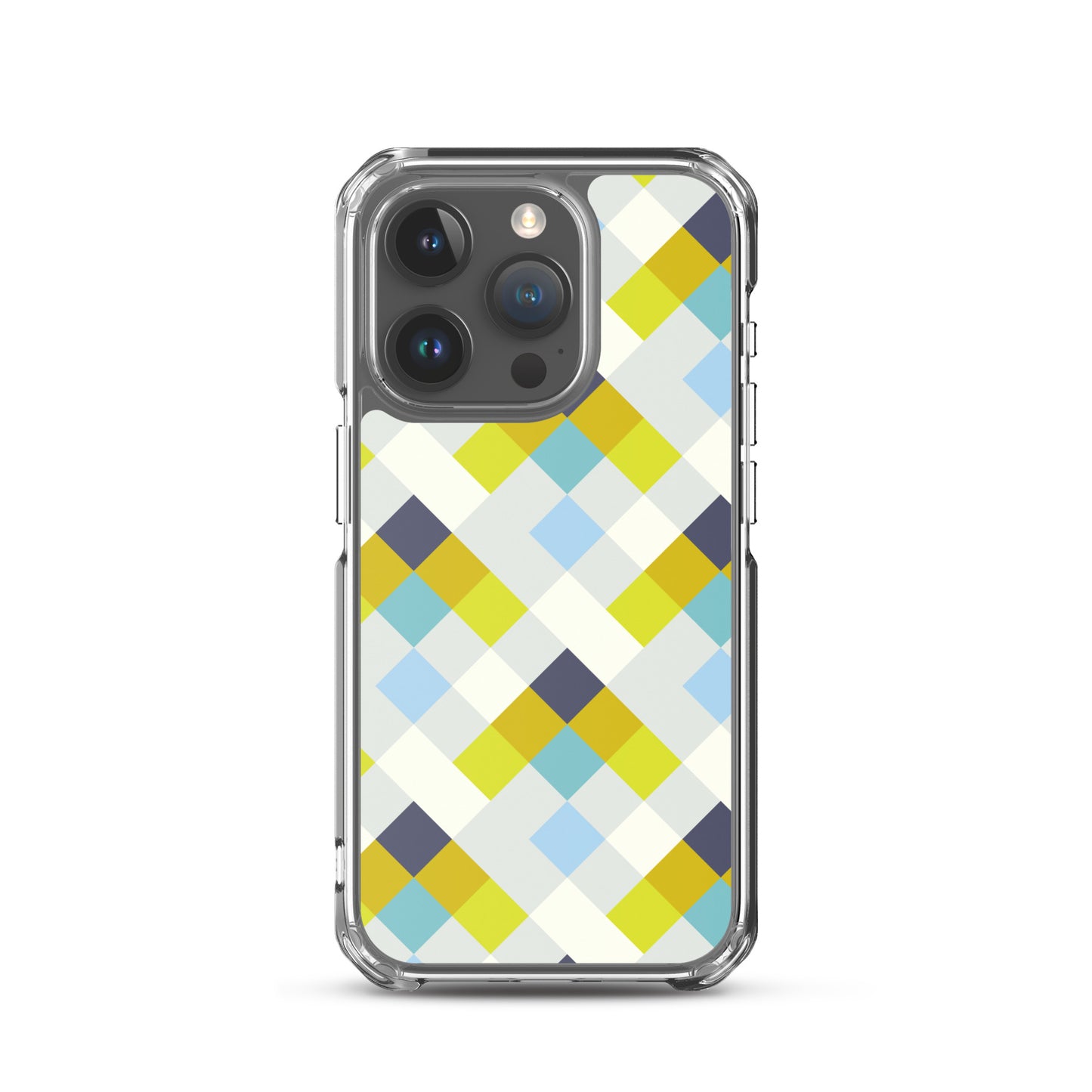 Colorful Geometric Pattern Clear Case for iPhone®