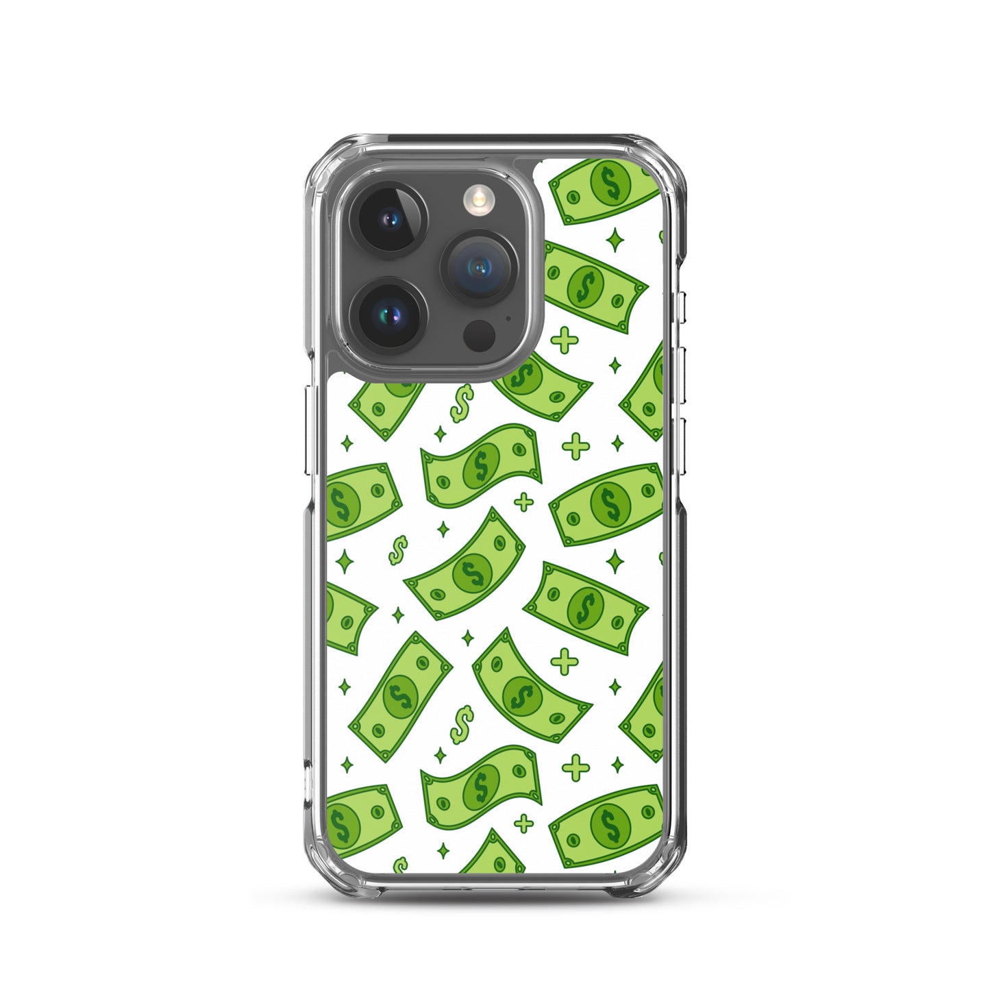 Dollar Currency Banknotes Pattern Clear Case for iPhone®