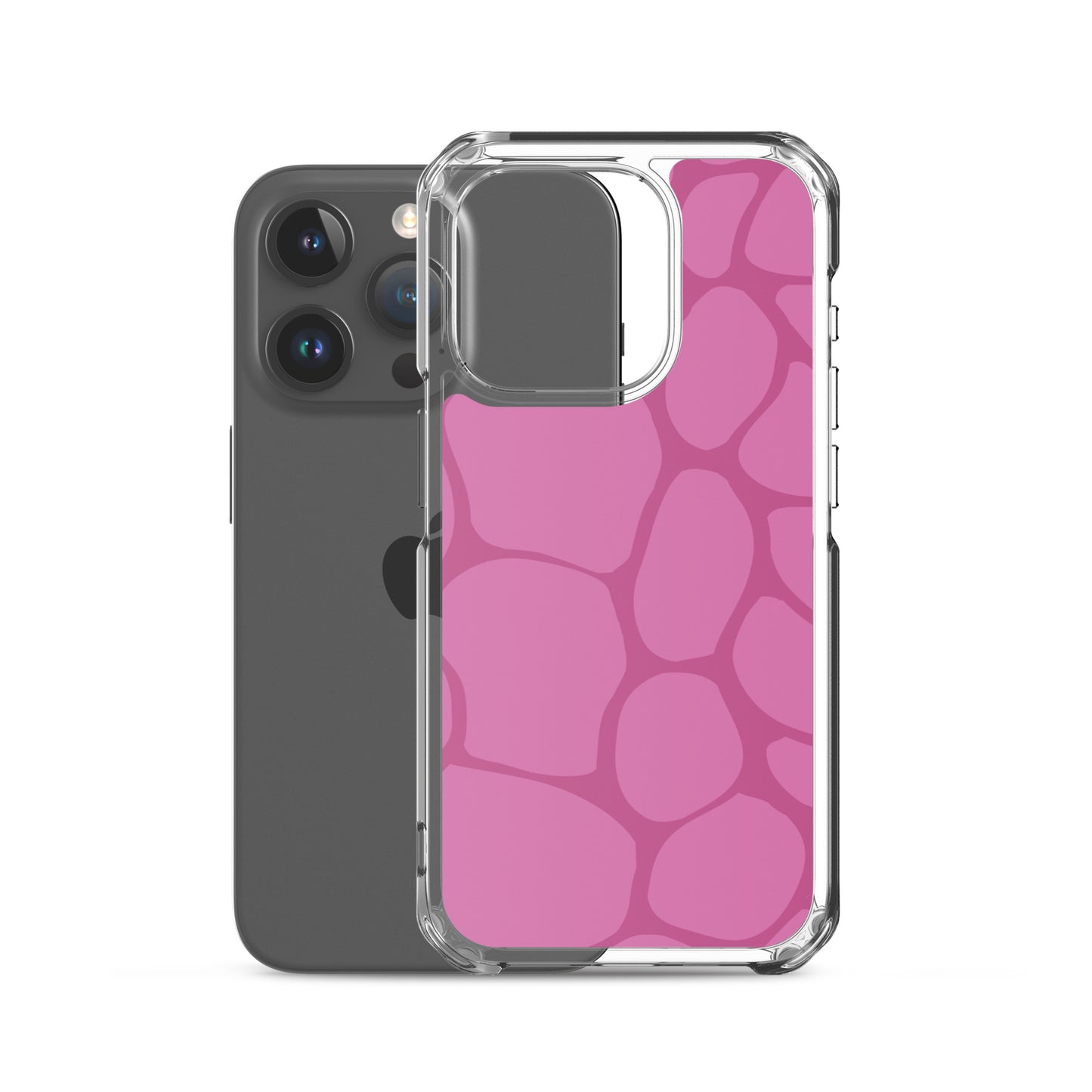 Abstract Pink Pattern Clear Case for iPhone®