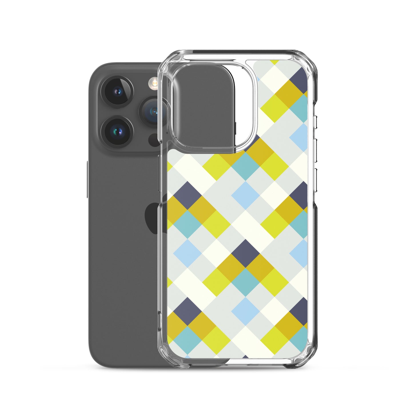 Colorful Geometric Pattern Clear Case for iPhone®
