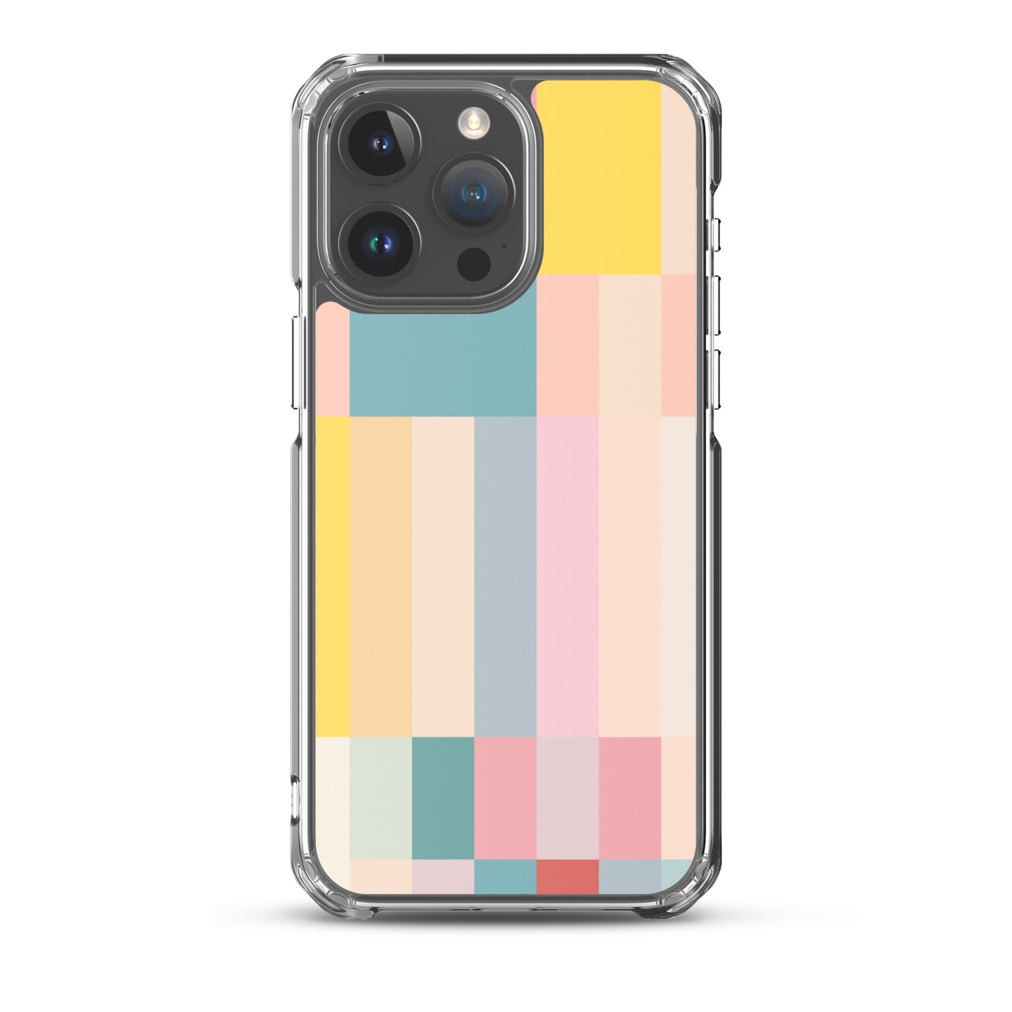 Abstract Pastel Stripes Clear Case for iPhone®