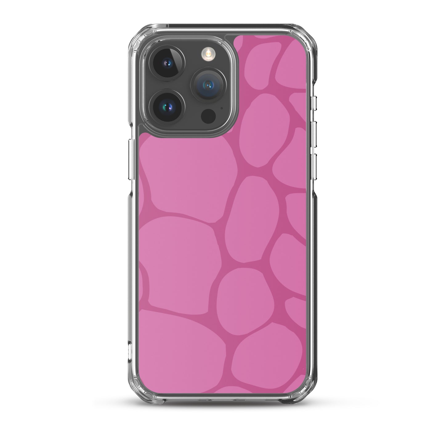 Abstract Pink Pattern Clear Case for iPhone®