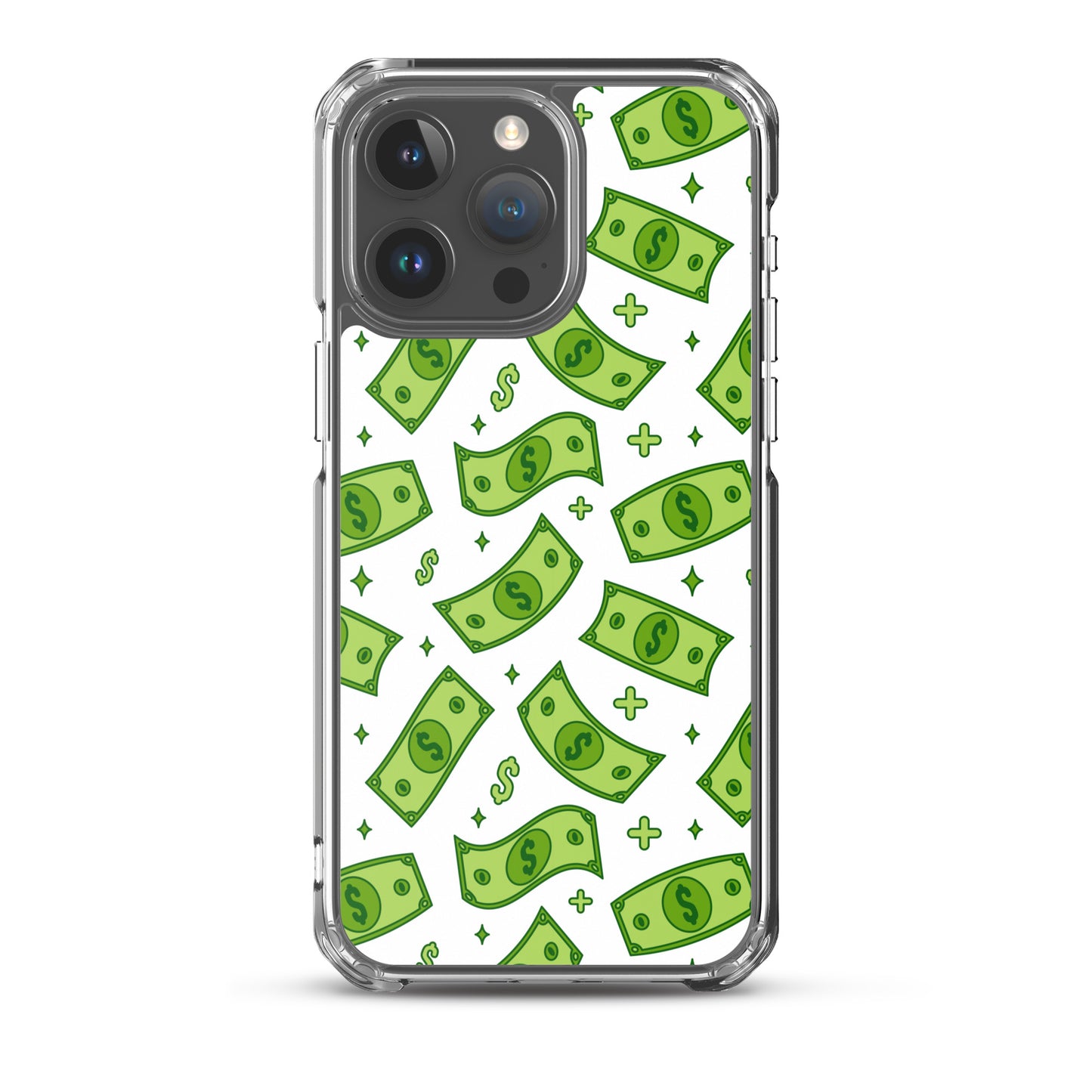 Dollar Currency Banknotes Pattern Clear Case for iPhone®