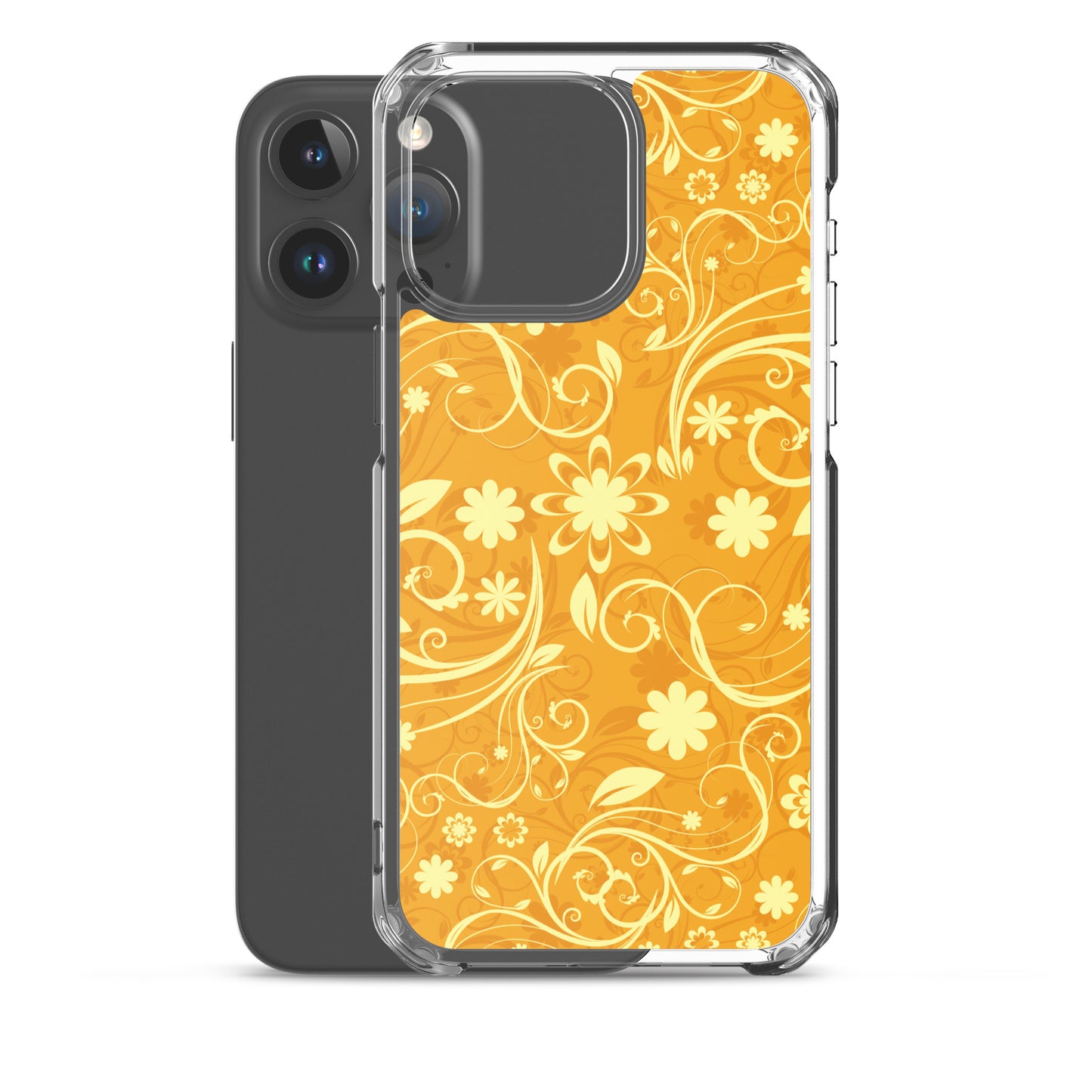 Elegant Decorative Ornamental Floral Pattern Clear Case for iPhone®