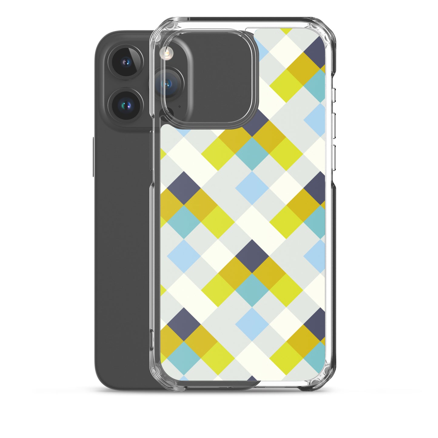 Colorful Geometric Pattern Clear Case for iPhone®