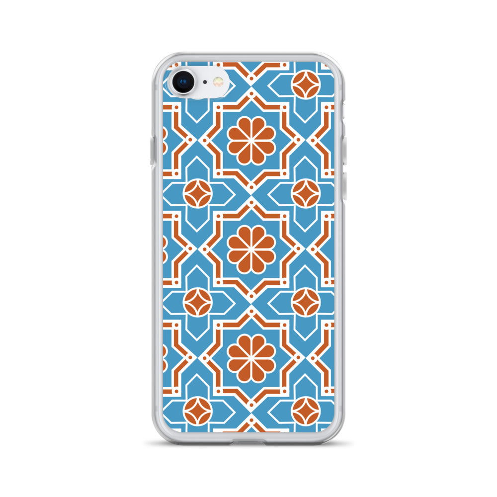 Complex Arabesque Pattern Clear Case for iPhone®