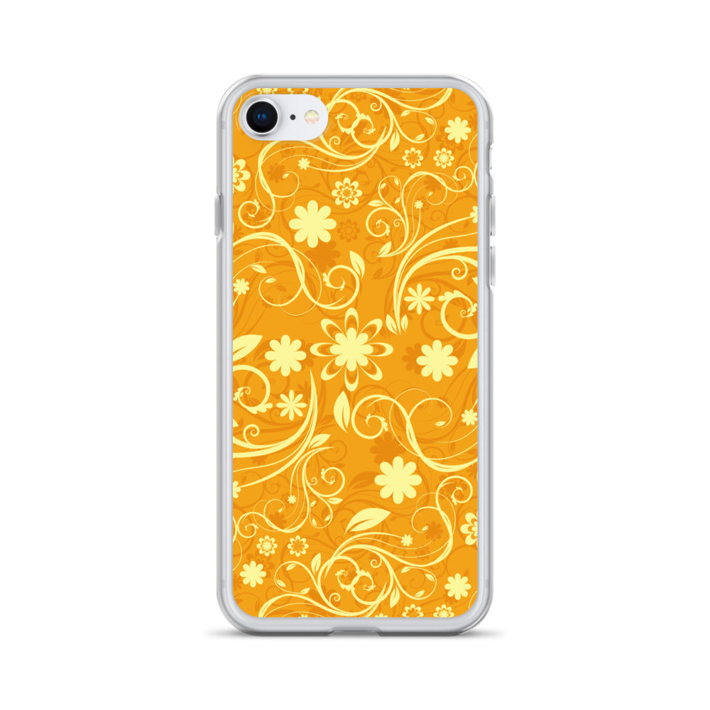 Elegant Decorative Ornamental Floral Pattern Clear Case for iPhone®