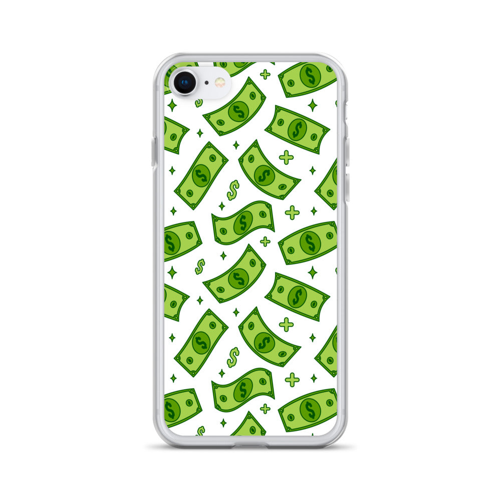 Dollar Currency Banknotes Pattern Clear Case for iPhone®