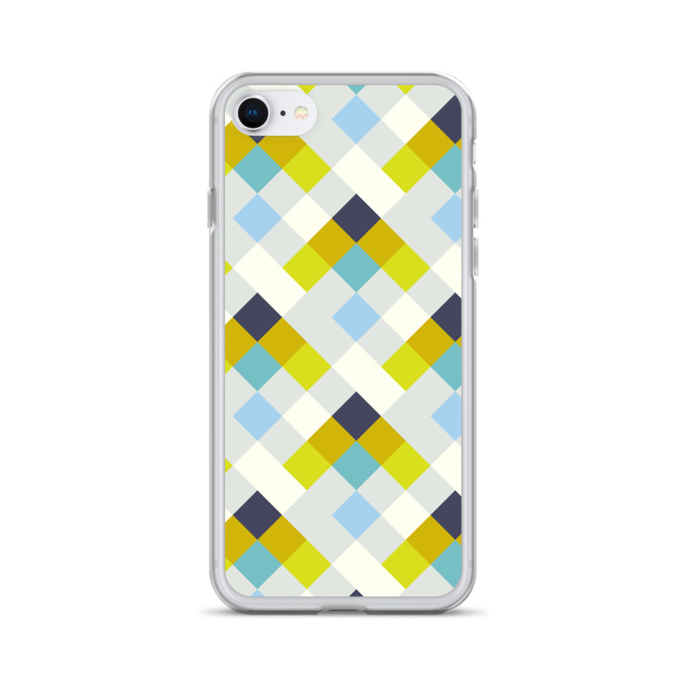 Colorful Geometric Pattern Clear Case for iPhone®