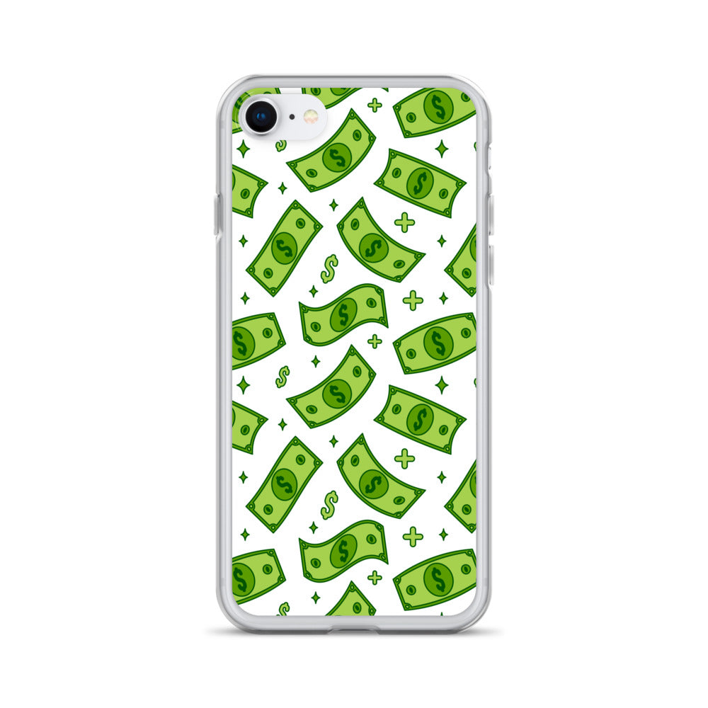 Dollar Currency Banknotes Pattern Clear Case for iPhone®
