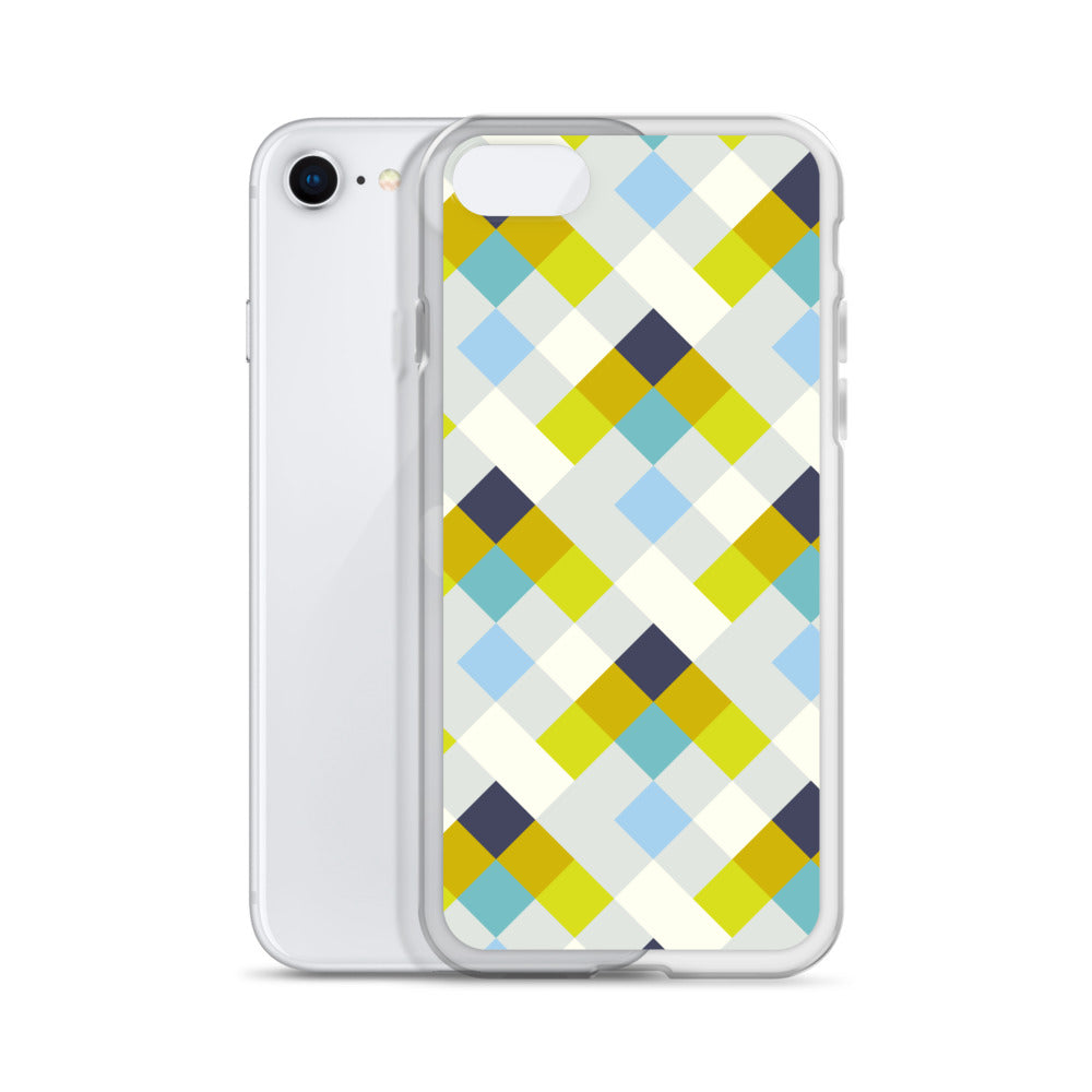 Colorful Geometric Pattern Clear Case for iPhone®
