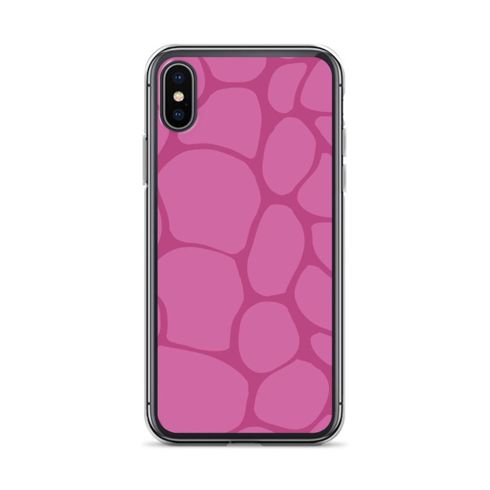 Abstract Pink Pattern Clear Case for iPhone®