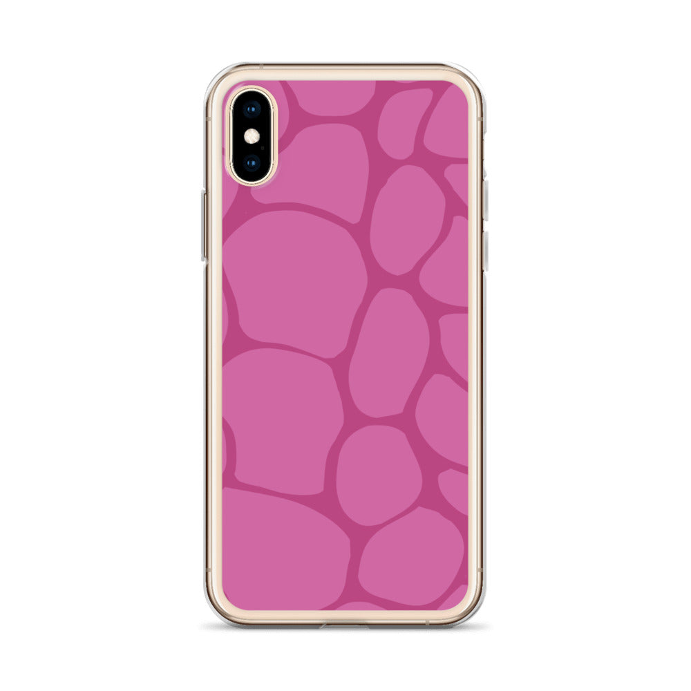 Abstract Pink Pattern Clear Case for iPhone®