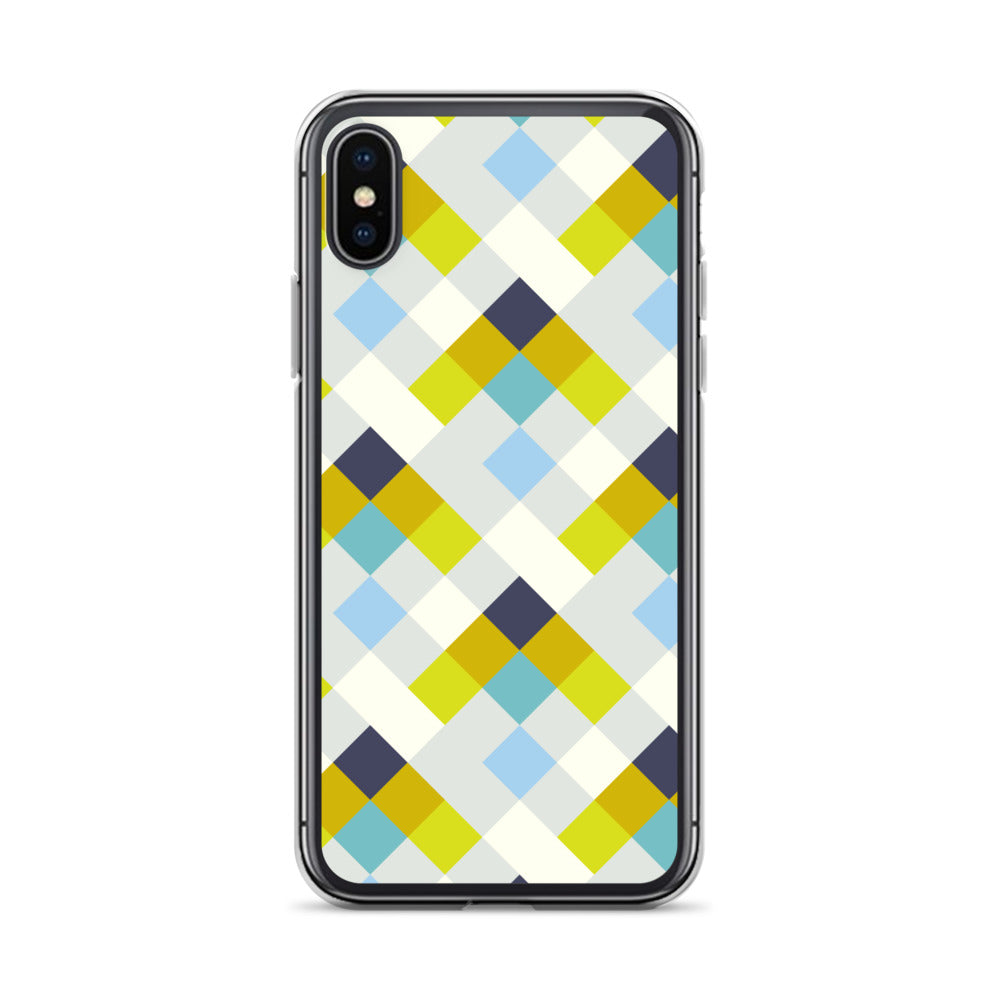 Colorful Geometric Pattern Clear Case for iPhone®