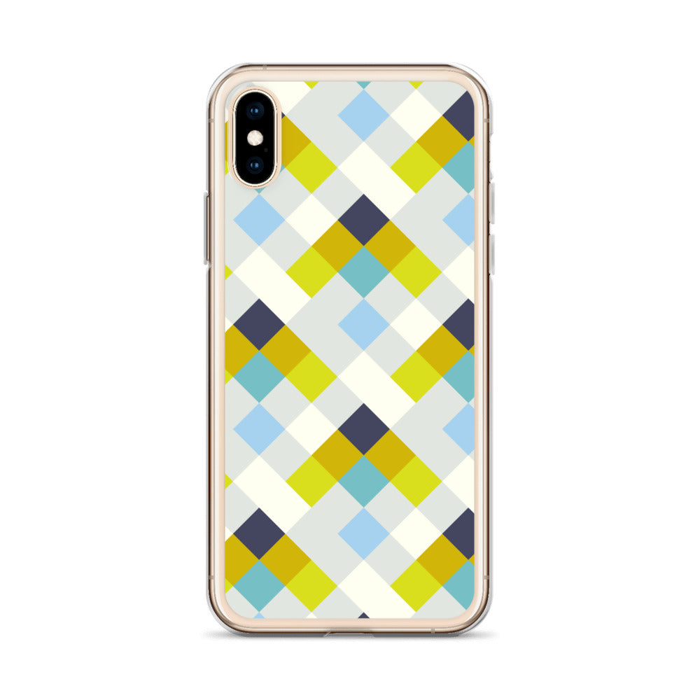Colorful Geometric Pattern Clear Case for iPhone®