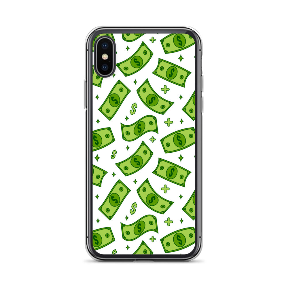 Dollar Currency Banknotes Pattern Clear Case for iPhone®