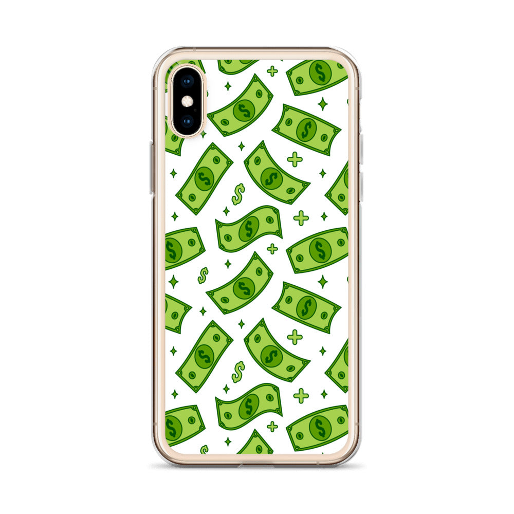 Dollar Currency Banknotes Pattern Clear Case for iPhone®