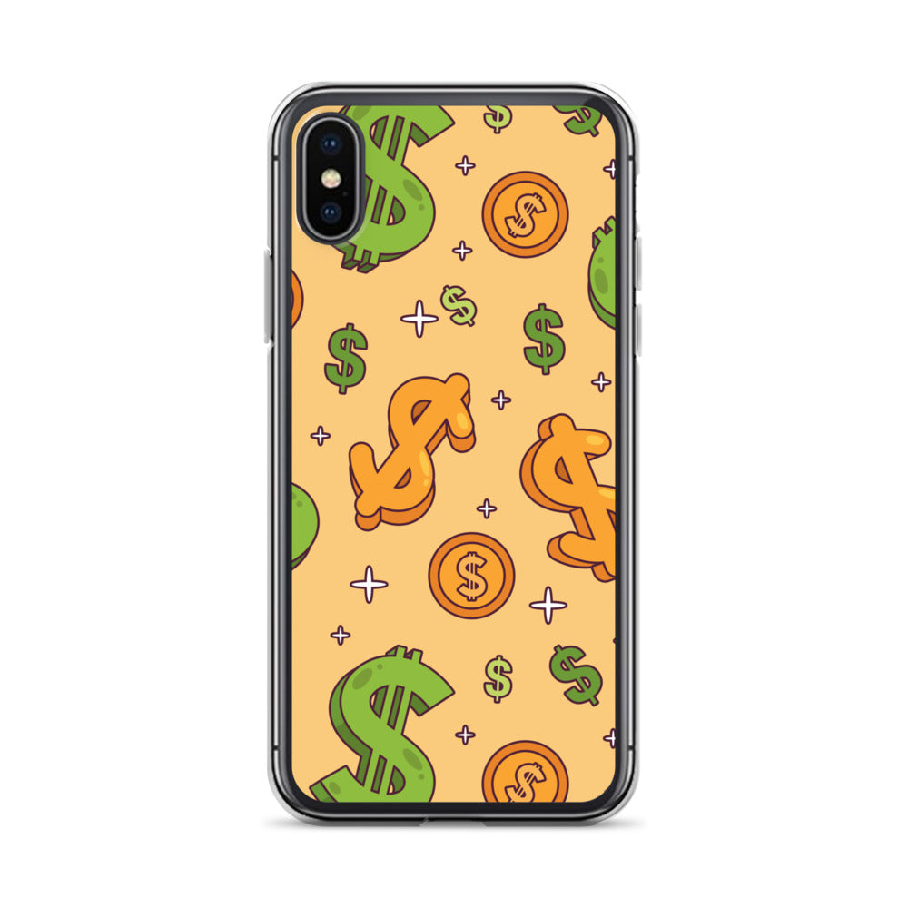 Dollar Currency Sign Pattern Clear Case for iPhone®