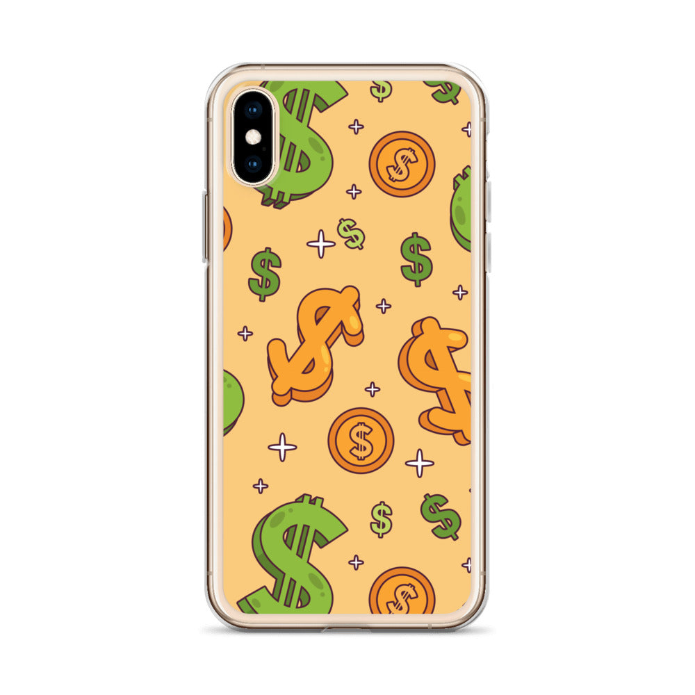 Dollar Currency Sign Pattern Clear Case for iPhone®