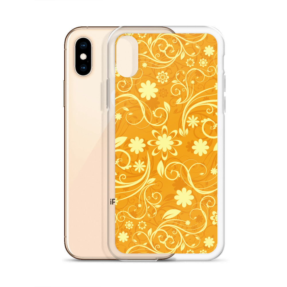 Elegant Decorative Ornamental Floral Pattern Clear Case for iPhone®