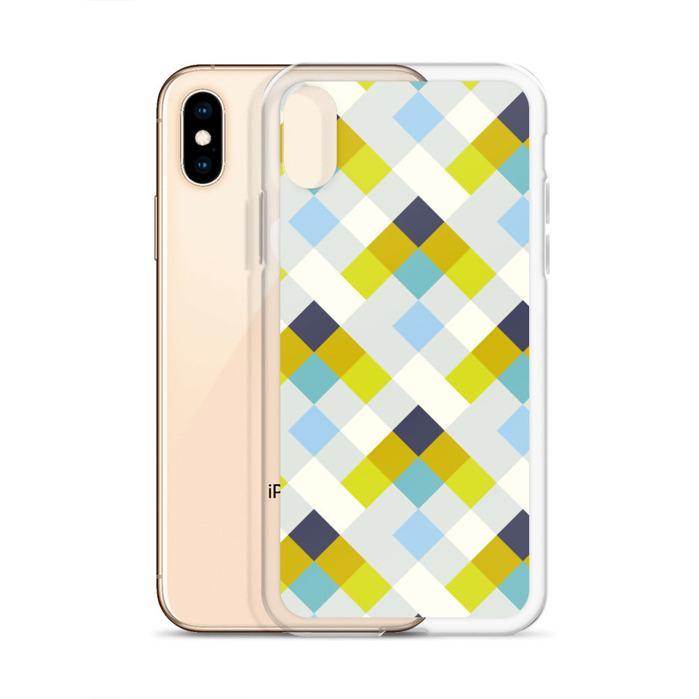 Colorful Geometric Pattern Clear Case for iPhone®