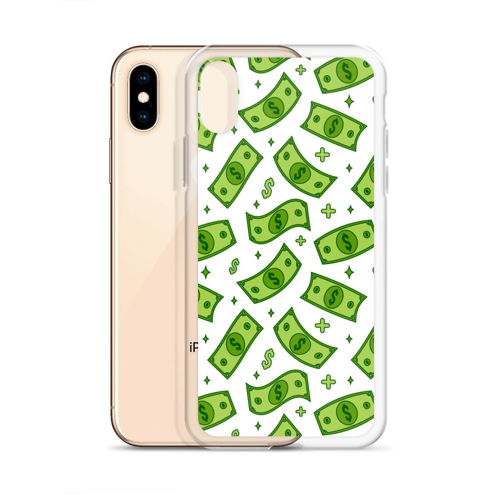 Dollar Currency Banknotes Pattern Clear Case for iPhone®