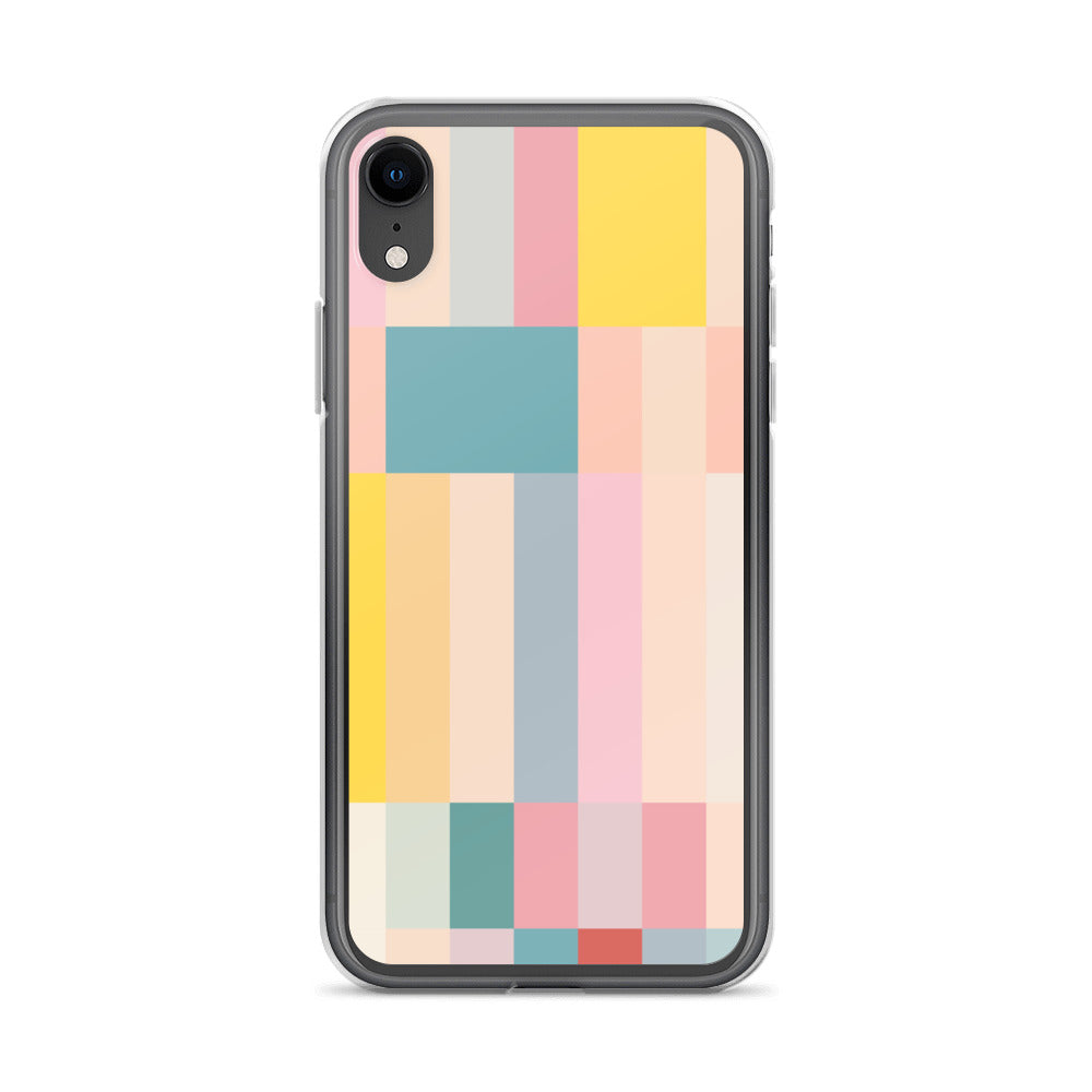 Abstract Pastel Stripes Clear Case for iPhone®