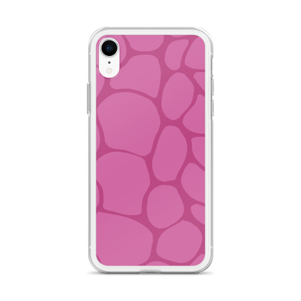 Abstract Pink Pattern Clear Case for iPhone®