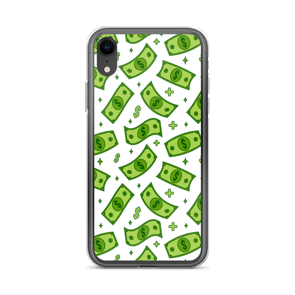 Dollar Currency Banknotes Pattern Clear Case for iPhone®