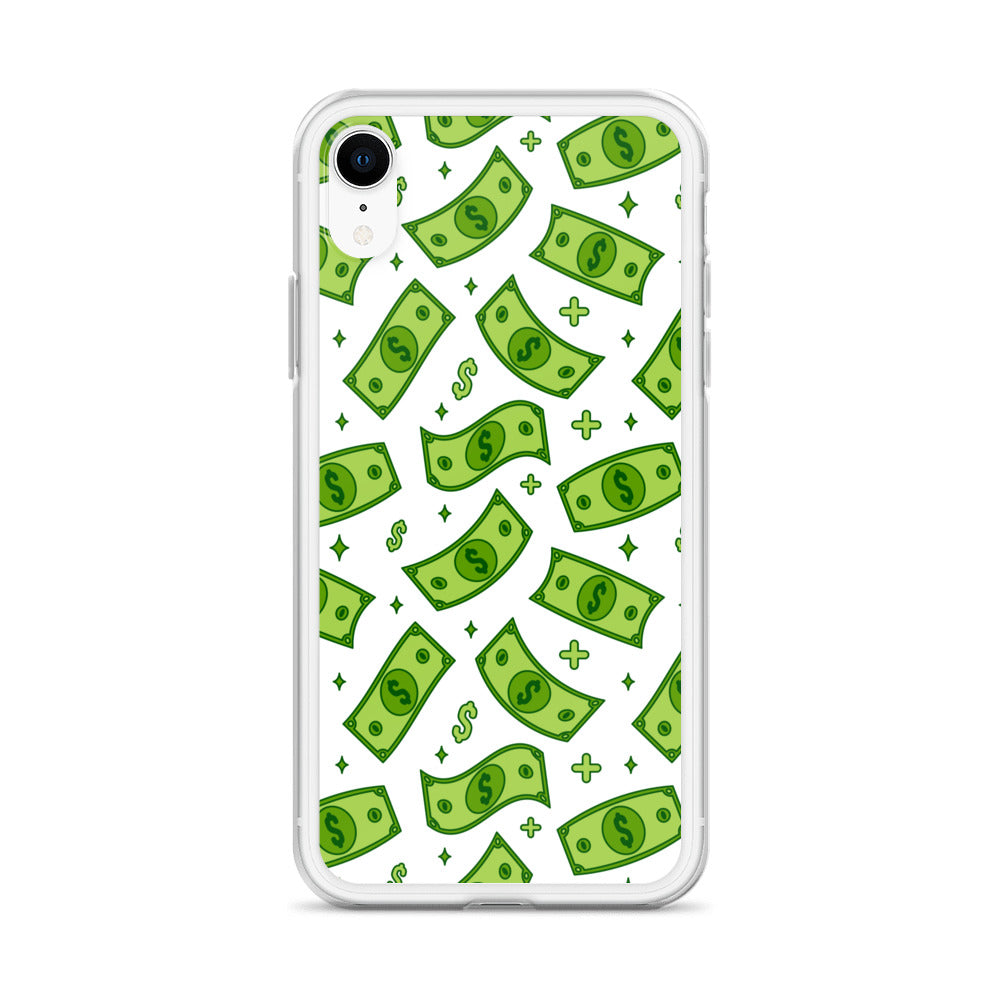 Dollar Currency Banknotes Pattern Clear Case for iPhone®