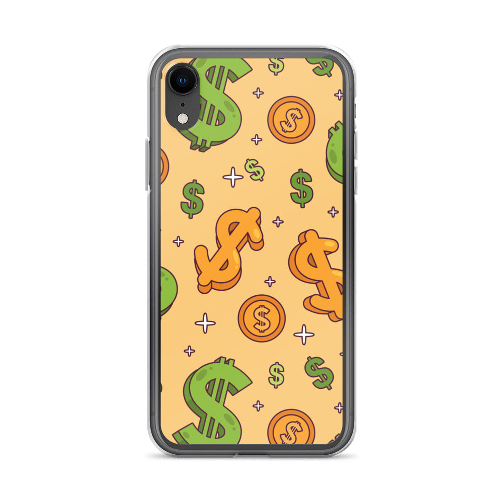 Dollar Currency Sign Pattern Clear Case for iPhone®