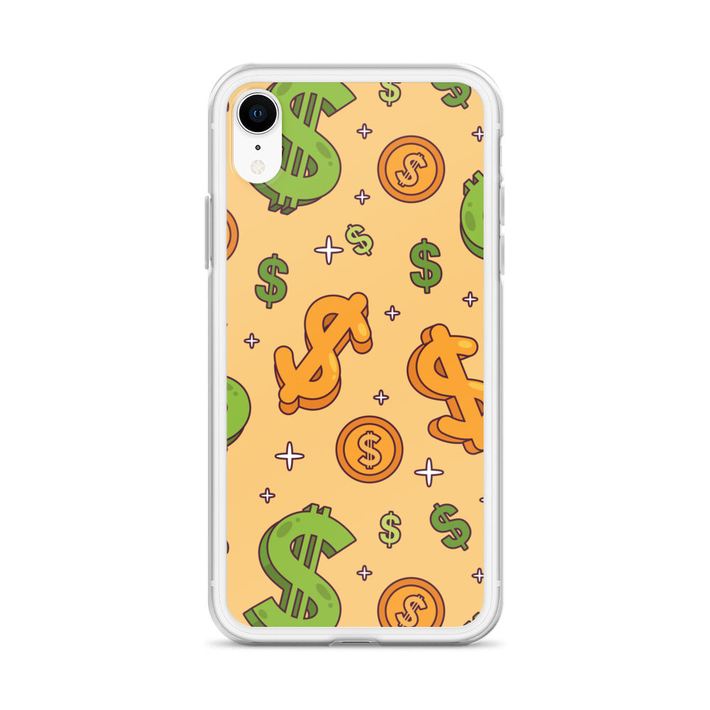 Dollar Currency Sign Pattern Clear Case for iPhone®