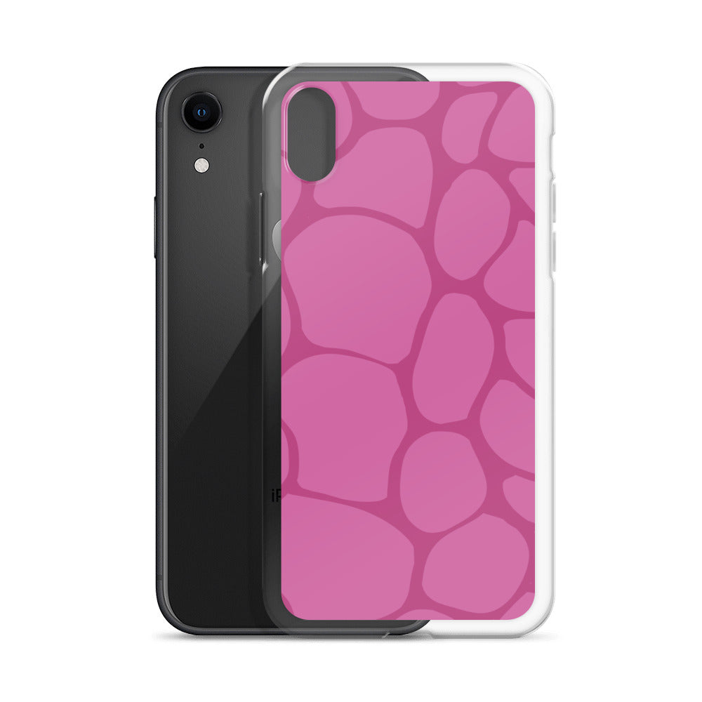 Abstract Pink Pattern Clear Case for iPhone®