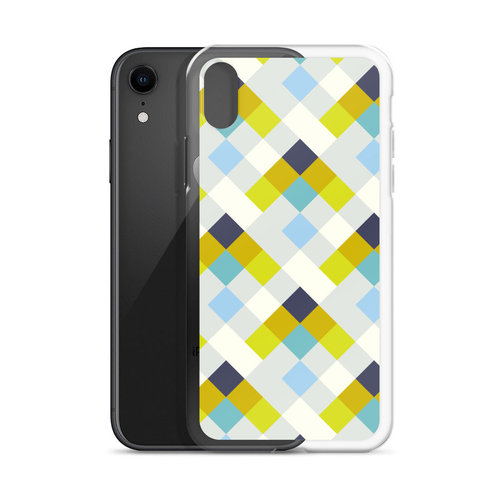 Colorful Geometric Pattern Clear Case for iPhone®
