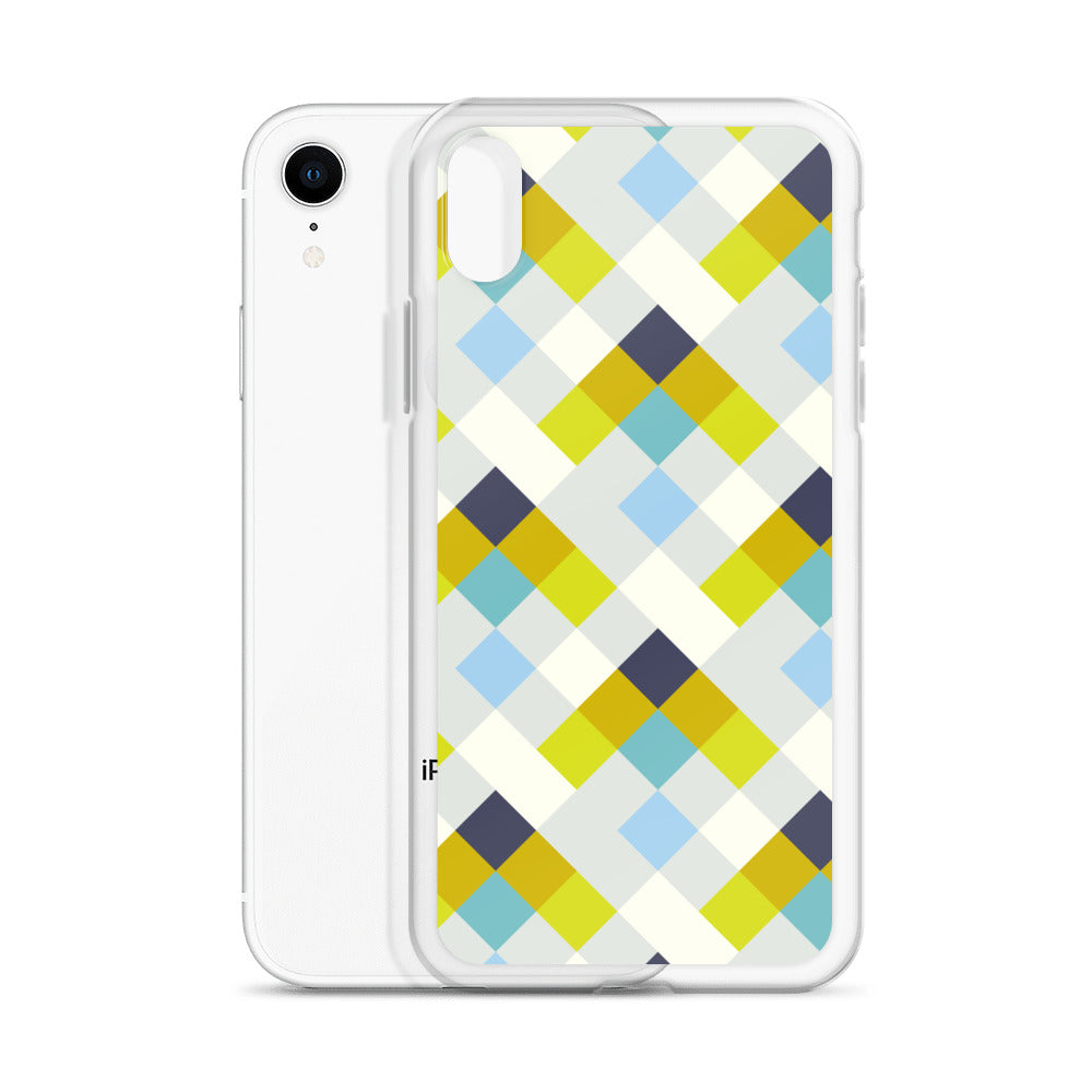 Colorful Geometric Pattern Clear Case for iPhone®