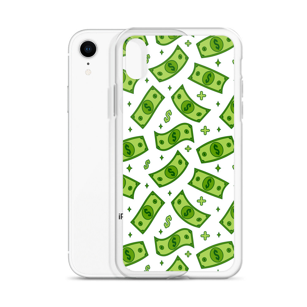 Dollar Currency Banknotes Pattern Clear Case for iPhone®