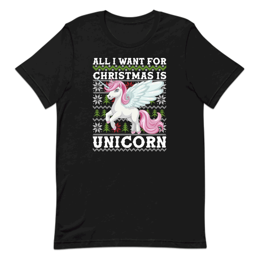 All I Want For Christmas Is Unicorn Ugly Xmas | PRODUCT CODE: ALWNTCHRUNC