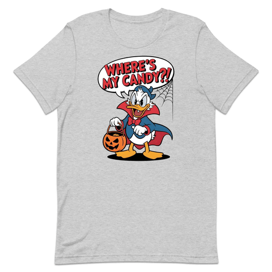Disney Donald Duck Vampire T-Shirt, Halloween Cartoon Sweatshirt, Trick-Or-Treat Hoodie | PRODUCT CODE: DBNFGHSRF